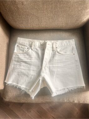 Agolde White High-Rise Jeans